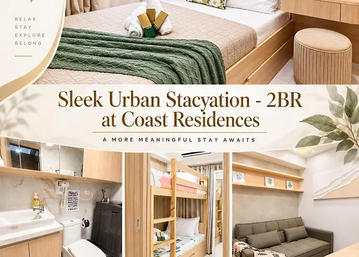 Apartment Sleek Urban Staycation-2br With Bay View Near Moa, Picc, World Trade Center And Us Embassy Manila